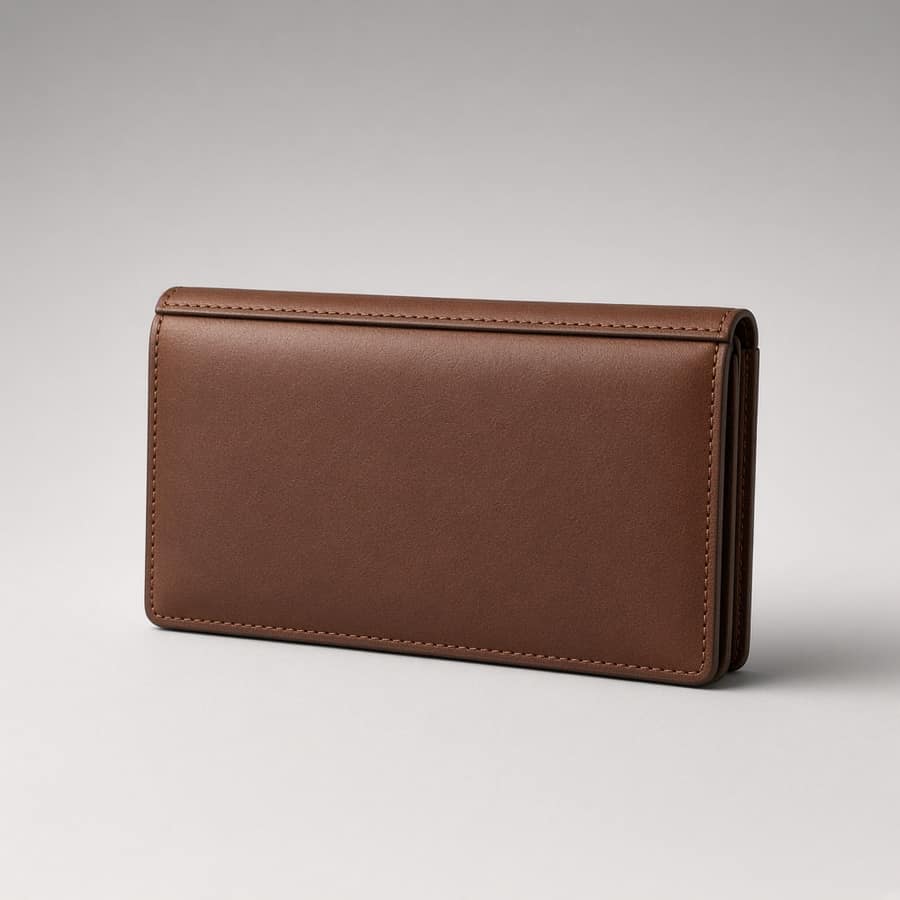 Oak Long Wallet