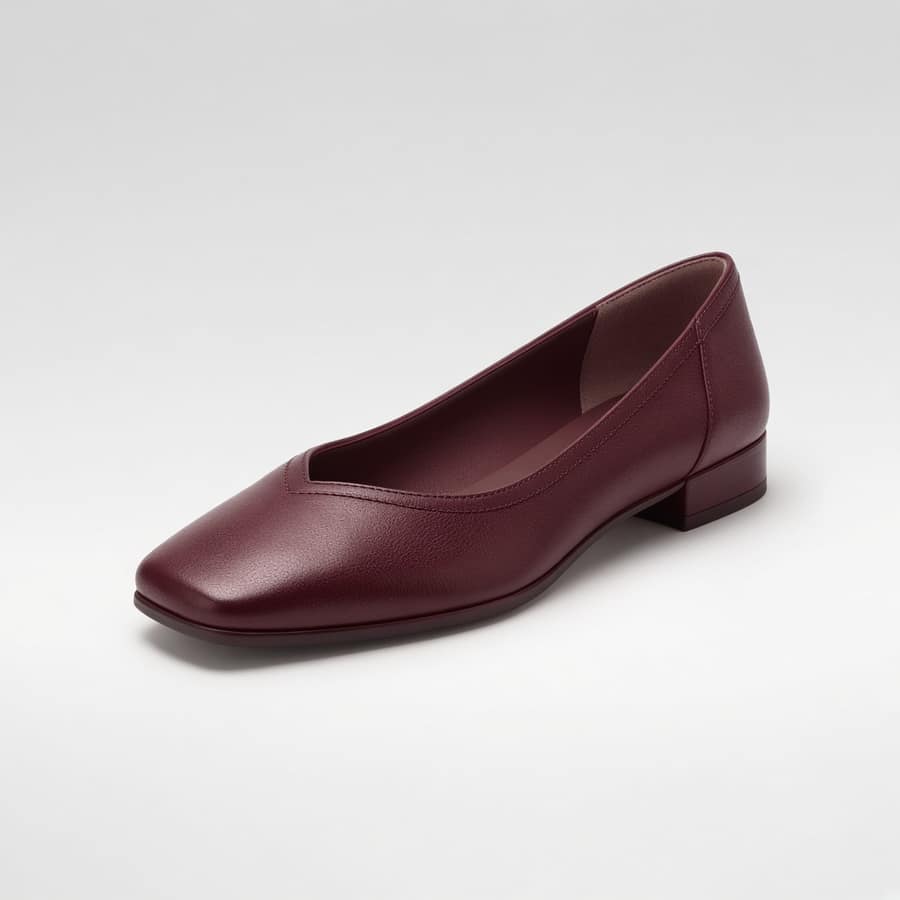 Vera Square Toe Flat
